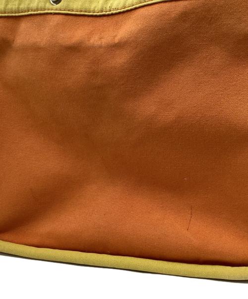 HERMES（エルメス）HERMES (エルメス) HERMES　サックバガ　キャンバストートバッグ イエロー×オレンジの古着・服飾アイテム