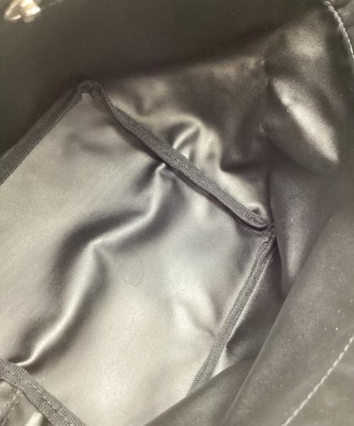 Herve Chapelier（エルベシャプリエ）Herve Chapelier (エルベシャプリエ) Herve Chapelier　コーデュラナイロン舟型トートS ネイビー×ブラウンの古着・服飾アイテム