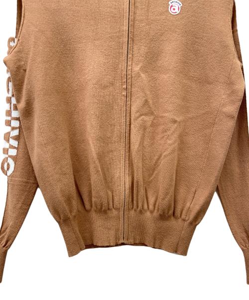 archivio（アルチビオ）archivio (アルチビオ) ゴルフウェア(トップス) ブラウン×ホワイト サイズ:38の古着・服飾アイテム