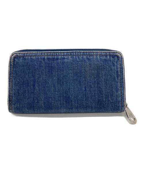 COACH（コーチ）COACH (コーチ) COACH　ロング ジップ アラウンド ウォレット・デニム　ラウンドファスナー長財布 インディゴの古着・服飾アイテム