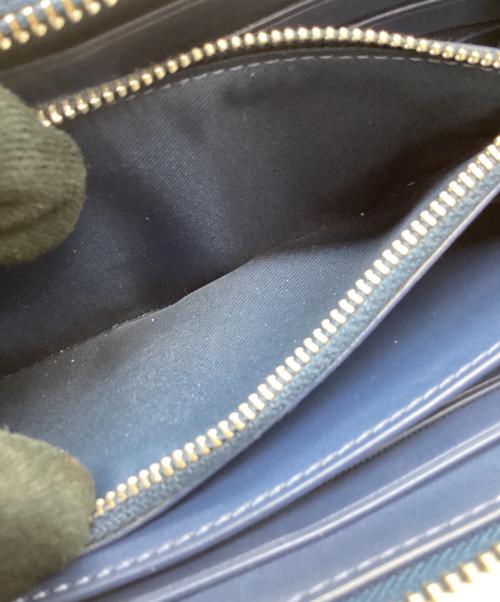 COACH（コーチ）COACH (コーチ) COACH　ロング ジップ アラウンド ウォレット・デニム　ラウンドファスナー長財布 インディゴの古着・服飾アイテム