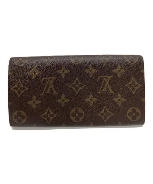 LOUIS VUITTON（ルイ ヴィトン）LOUIS VUITTON (ルイ ヴィトン) LOUIS VUITTON 　モノグラム　2つ折り長財布 ブラウンの古着・服飾アイテム