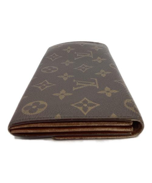 LOUIS VUITTON（ルイ ヴィトン）LOUIS VUITTON (ルイ ヴィトン) LOUIS VUITTON 　モノグラム　2つ折り長財布 ブラウンの古着・服飾アイテム