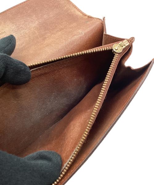 LOUIS VUITTON（ルイ ヴィトン）LOUIS VUITTON (ルイ ヴィトン) LOUIS VUITTON 　モノグラム　2つ折り長財布 ブラウンの古着・服飾アイテム