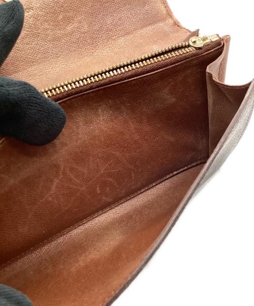 LOUIS VUITTON（ルイ ヴィトン）LOUIS VUITTON (ルイ ヴィトン) LOUIS VUITTON 　モノグラム　2つ折り長財布 ブラウンの古着・服飾アイテム