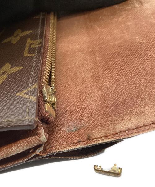 LOUIS VUITTON（ルイ ヴィトン）LOUIS VUITTON (ルイ ヴィトン) LOUIS VUITTON 　モノグラム　2つ折り長財布 ブラウンの古着・服飾アイテム