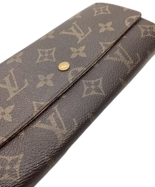 LOUIS VUITTON（ルイ ヴィトン）LOUIS VUITTON (ルイ ヴィトン) LOUIS VUITTON 　モノグラム　2つ折り長財布 ブラウンの古着・服飾アイテム