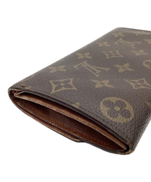 LOUIS VUITTON（ルイ ヴィトン）LOUIS VUITTON (ルイ ヴィトン) LOUIS VUITTON 　モノグラム　2つ折り長財布 ブラウンの古着・服飾アイテム