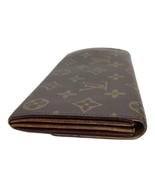 LOUIS VUITTON（ルイ ヴィトン）LOUIS VUITTON (ルイ ヴィトン) LOUIS VUITTON 　モノグラム　2つ折り長財布 ブラウンの古着・服飾アイテム