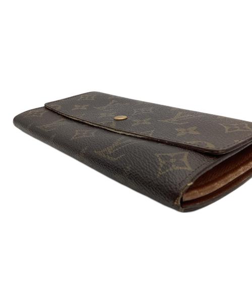 LOUIS VUITTON（ルイ ヴィトン）LOUIS VUITTON (ルイ ヴィトン) LOUIS VUITTON 　モノグラム　2つ折り長財布 ブラウンの古着・服飾アイテム