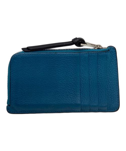 LOEWE（ロエベ）LOEWE (ロエベ) LOEWE　アナグラムコインホルダー ブルー×ブラックの古着・服飾アイテム