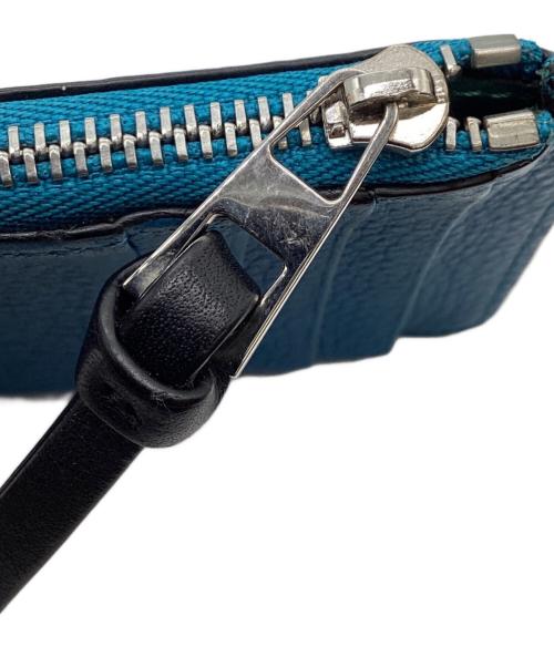 LOEWE（ロエベ）LOEWE (ロエベ) LOEWE　アナグラムコインホルダー ブルー×ブラックの古着・服飾アイテム