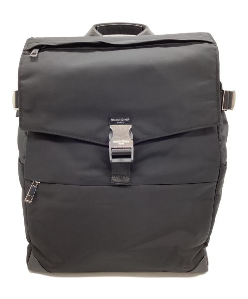 SELENT ETHER（セレーンエテール）SELENT ETHER (セレーンエテール) SELENT ETHER　ナイロンリュック ブラックの古着・服飾アイテム