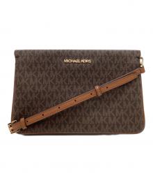 MICHAEL KORS（マイケル・コース）の古着「MICHAEL KORS　クロスボディバッグ」｜ブラウン