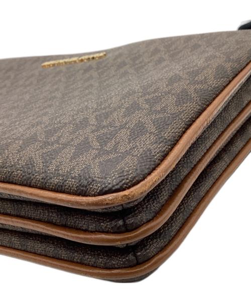 MICHAEL KORS（マイケル・コース）MICHAEL KORS (マイケル・コース) MICHAEL KORS　クロスボディバッグ ブラウンの古着・服飾アイテム
