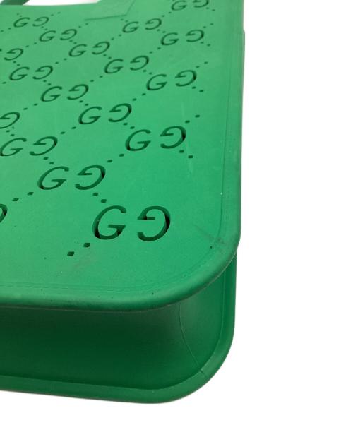 GUCCI（グッチ）GUCCI (グッチ) GUCCI　GG   チルドレンズラバートートバッグ グリーンの古着・服飾アイテム