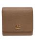 GUCCI（グッチ）の古着「GUCCI　GGマーモント　2つ折り財布」｜ピンク