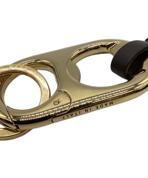 BOTTEGA VENETA（ボッテガベネタ）BOTTEGA VENETA (ボッテガベネタ) BOTTEGA VENETA　キーホルダー ゴールド×ブラウンの古着・服飾アイテム