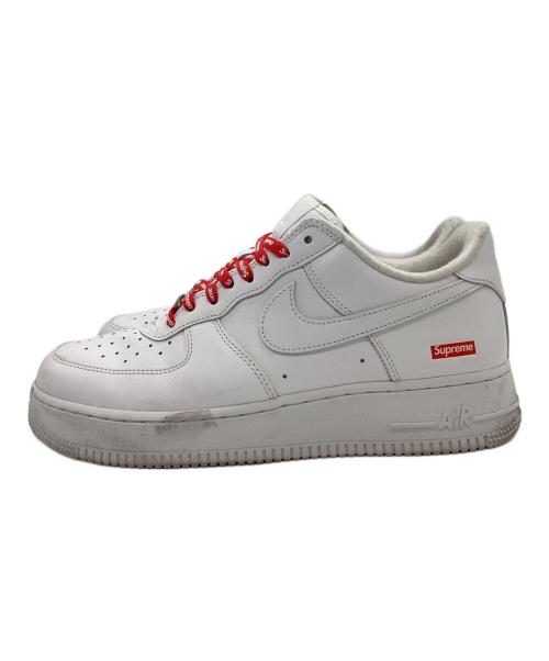NIKE（ナイキ）NIKE (ナイキ) Supreme (シュプリーム) NIKE　Supreme　スニーカー ホワイト×レッド サイズ:27.5cmの古着・服飾アイテム