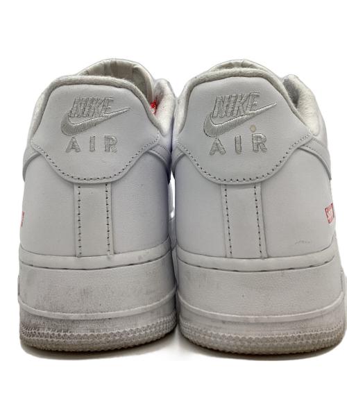 NIKE（ナイキ）NIKE (ナイキ) Supreme (シュプリーム) NIKE　Supreme　スニーカー ホワイト×レッド サイズ:27.5cmの古着・服飾アイテム