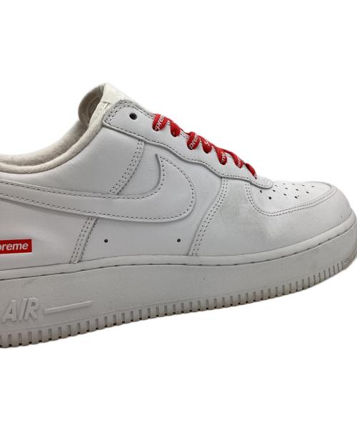 NIKE（ナイキ）NIKE (ナイキ) Supreme (シュプリーム) NIKE　Supreme　スニーカー ホワイト×レッド サイズ:27.5cmの古着・服飾アイテム