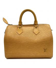LOUIS VUITTON（ルイ ヴィトン）の古着「LOUIS VUITTON　エピ　スピーディ25   ハンドバッグ」｜タッシリ・イエロー