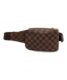 LOUIS VUITTON（ルイ ヴィトン）の古着「LOUIS VUITTON　ダミエ　ジェロニモス　ボディーバッグ」｜ブラウン