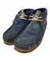 CLARKS ORIGINALS（クラークス オリジナルズ）の古着「Clarks Originals　ワラビーブーツ」｜ネイビー