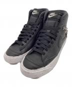NIKEナイキ）の古着「NIKE　BLAZER MID 77　ハイカットスニーカー」｜ブラック×ホワイト