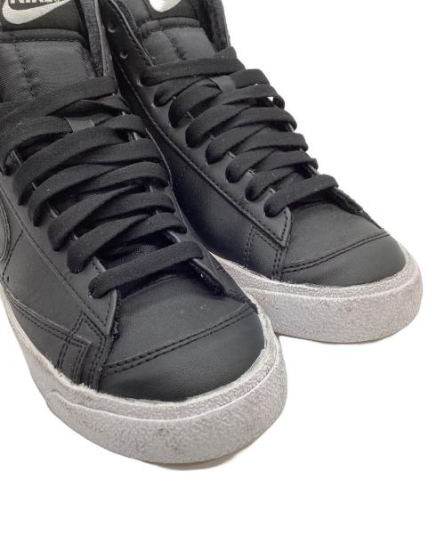 NIKE（ナイキ）NIKE (ナイキ) NIKE　BLAZER MID 77　ハイカットスニーカー ブラック×ホワイト サイズ:22ｃｍの古着・服飾アイテム