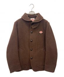 DANTON（ダントン）の古着「ウールモッサシングルジャケット」｜ブラウン