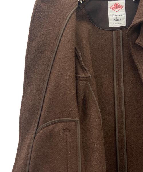 DANTON（ダントン）DANTON (ダントン) ウールモッサシングルジャケット ブラウン サイズ:40の古着・服飾アイテム