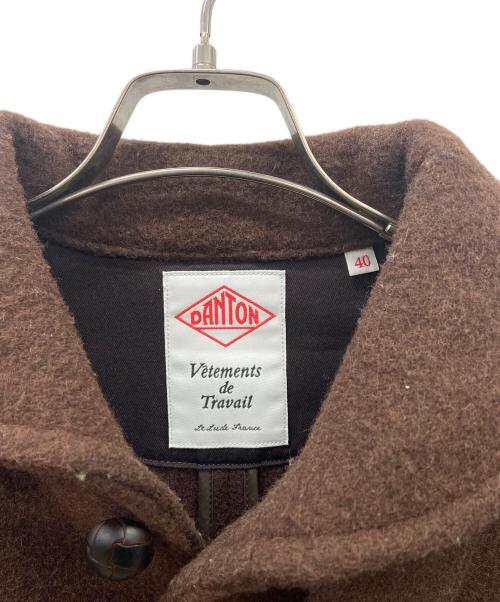 DANTON（ダントン）DANTON (ダントン) ウールモッサシングルジャケット ブラウン サイズ:40の古着・服飾アイテム