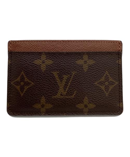 LOUIS VUITTON（ルイ ヴィトン）LOUIS VUITTON (ルイ ヴィトン) LOUIS VUITTON　モノグラム　ポルト カルト・サーンプル　カードケース ブラウンの古着・服飾アイテム