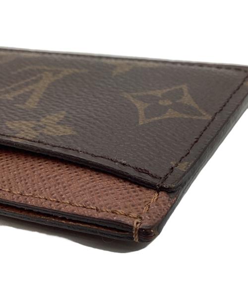 LOUIS VUITTON（ルイ ヴィトン）LOUIS VUITTON (ルイ ヴィトン) LOUIS VUITTON　モノグラム　ポルト カルト・サーンプル　カードケース ブラウンの古着・服飾アイテム