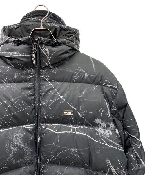 X-LARGE（エクストララージ）X-LARGE (エクストララージ) ダウンジャケット ブラック×グレー サイズ:XLの古着・服飾アイテム