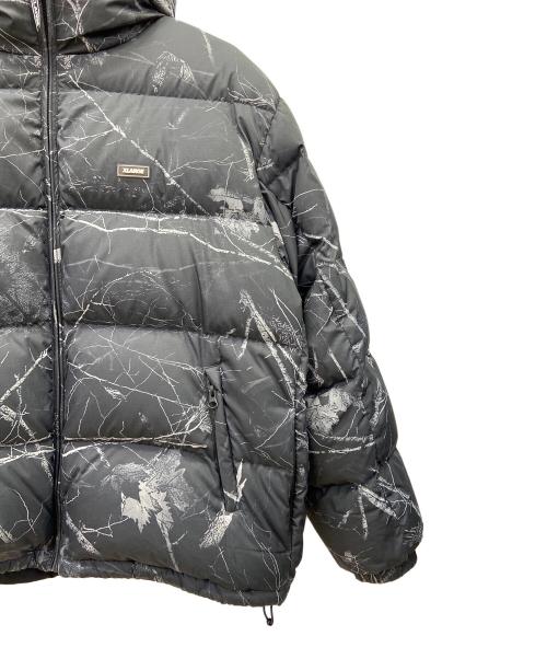 X-LARGE（エクストララージ）X-LARGE (エクストララージ) ダウンジャケット ブラック×グレー サイズ:XLの古着・服飾アイテム