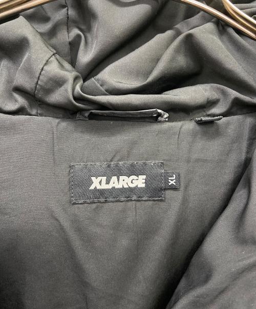X-LARGE（エクストララージ）X-LARGE (エクストララージ) ダウンジャケット ブラック×グレー サイズ:XLの古着・服飾アイテム
