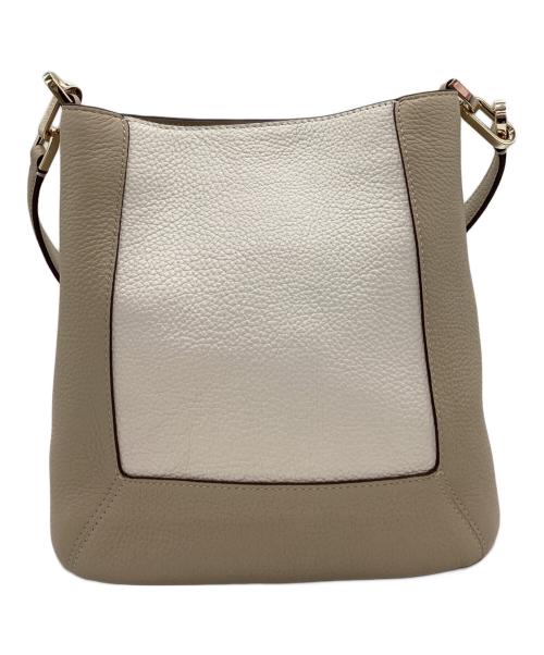 Kate Spade（ケイトスペード）Kate Spade (ケイトスペード) Kate Spade　レナカラーブロックバケットバッグ ベージュ×ピンクの古着・服飾アイテム