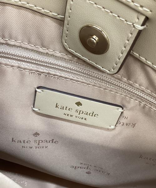 Kate Spade（ケイトスペード）Kate Spade (ケイトスペード) Kate Spade　レナカラーブロックバケットバッグ ベージュ×ピンクの古着・服飾アイテム