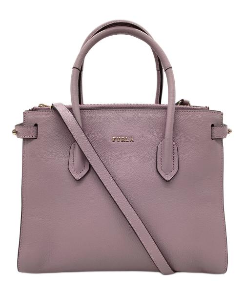 FURLA（フルラ）FURLA (フルラ) 2WAYショルダーバッグ パープルの古着・服飾アイテム