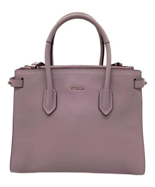 FURLA（フルラ）FURLA (フルラ) 2WAYショルダーバッグ パープルの古着・服飾アイテム
