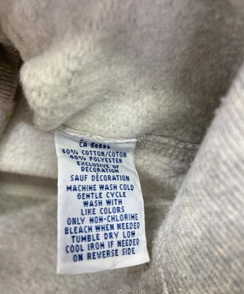 POLO RALPH LAUREN（ポロ・ラルフローレン）POLO RALPH LAUREN (ポロ・ラルフローレン) クルーネックペイントスウェット グレー サイズ:Mの古着・服飾アイテム
