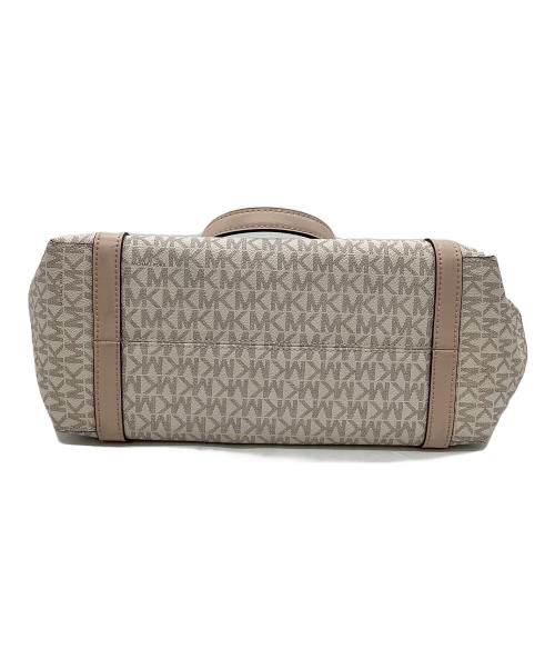 MICHAEL KORS（マイケル・コース）MICHAEL KORS (マイケル・コース) トートバッグ ベージュ×ピンクの古着・服飾アイテム