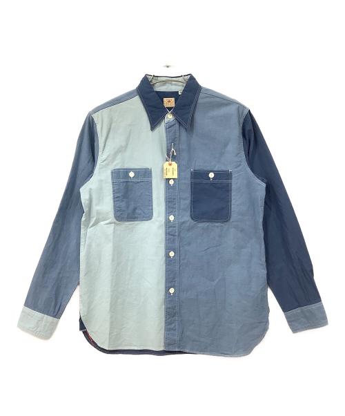 SUGAR CANE（シュガーケーン）SUGAR CANE (シュガーケーン) ワークシャツ ブルー サイズ:Mサイズ 未使用品の古着・服飾アイテム