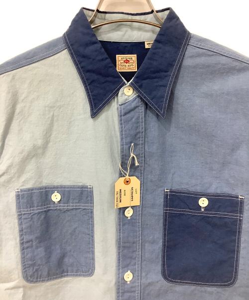SUGAR CANE（シュガーケーン）SUGAR CANE (シュガーケーン) ワークシャツ ブルー サイズ:Mサイズ 未使用品の古着・服飾アイテム
