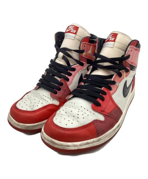 NIKE（ナイキ）NIKE (ナイキ) NIKE　Air Jordan 1 Retro High OG SP Spider-Man　ハイカットスニーカー レッド×ホワイト サイズ:28ｃｍの古着・服飾アイテム