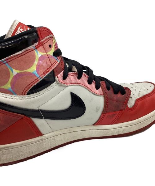 NIKE（ナイキ）NIKE (ナイキ) NIKE　Air Jordan 1 Retro High OG SP Spider-Man　ハイカットスニーカー レッド×ホワイト サイズ:28ｃｍの古着・服飾アイテム