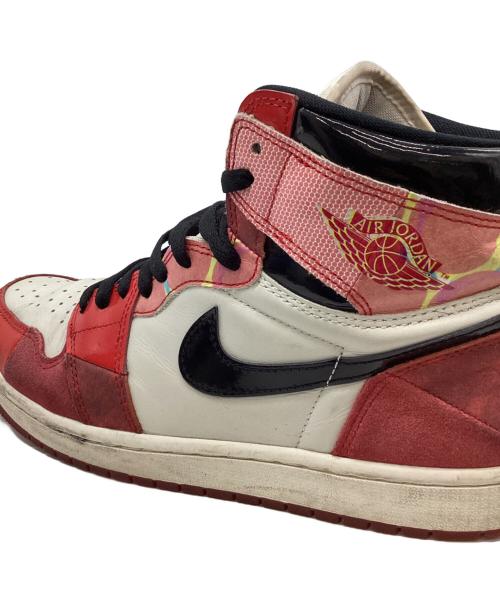 NIKE（ナイキ）NIKE (ナイキ) NIKE　Air Jordan 1 Retro High OG SP Spider-Man　ハイカットスニーカー レッド×ホワイト サイズ:28ｃｍの古着・服飾アイテム