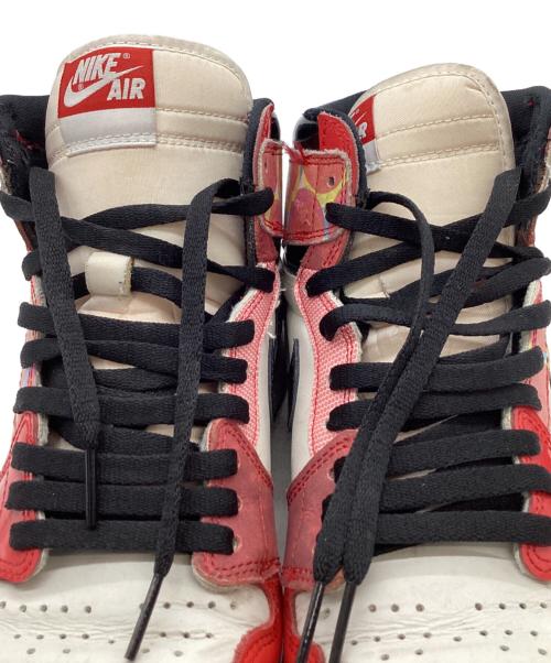 NIKE（ナイキ）NIKE (ナイキ) NIKE　Air Jordan 1 Retro High OG SP Spider-Man　ハイカットスニーカー レッド×ホワイト サイズ:28ｃｍの古着・服飾アイテム